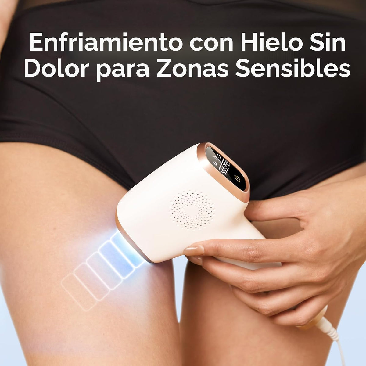 INNZA - Depiladora IPL con función de enfriamiento por hielo para m...
