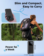 Cargador portátil de 50000 mAh, USB-C PD de 30 W de carga rápida, b...