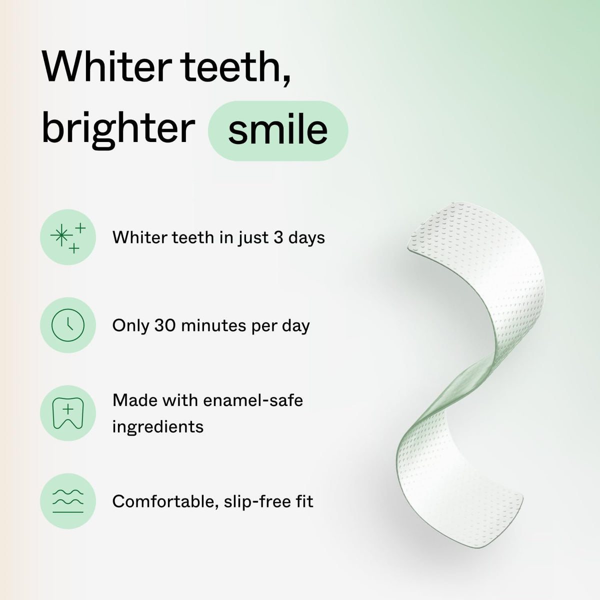 Tiras blanqueadoras de dientes Opalescent Go - Peróxido de hidrógen...