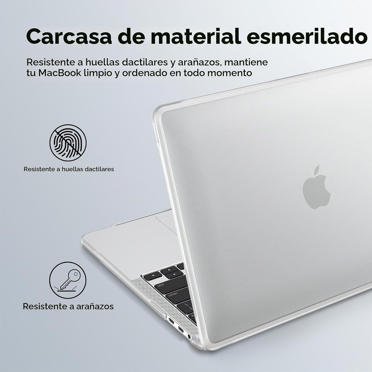 BlueSwan Funda rígida anticraqueado compatible con MacBook Pro de 1...