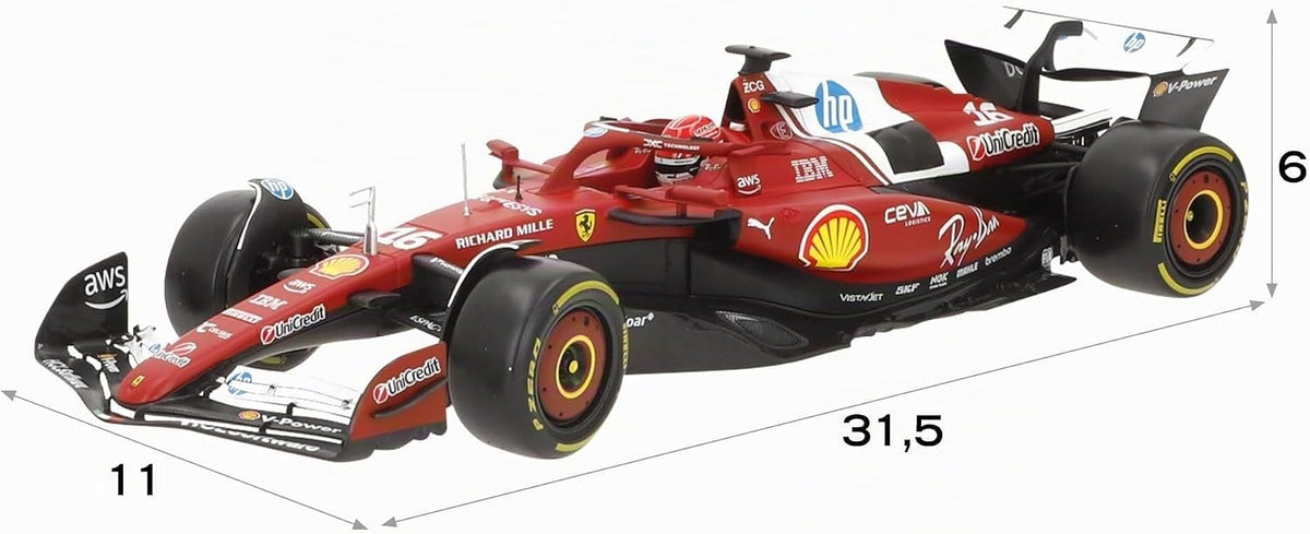 Bburago 1:18 Ferrari Temporada 2025, Leclerc #16