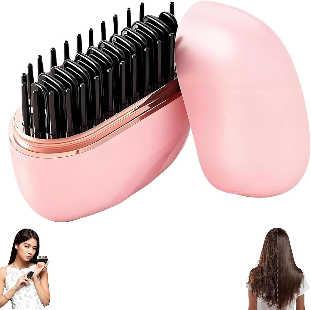 Yaslayp Glambrushs Mini Plancha de Pelo Recargable, Cepillo Plancha...