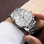 OLEVS Reloj multifunción para hombre, cronógrafo luminoso impermeable con