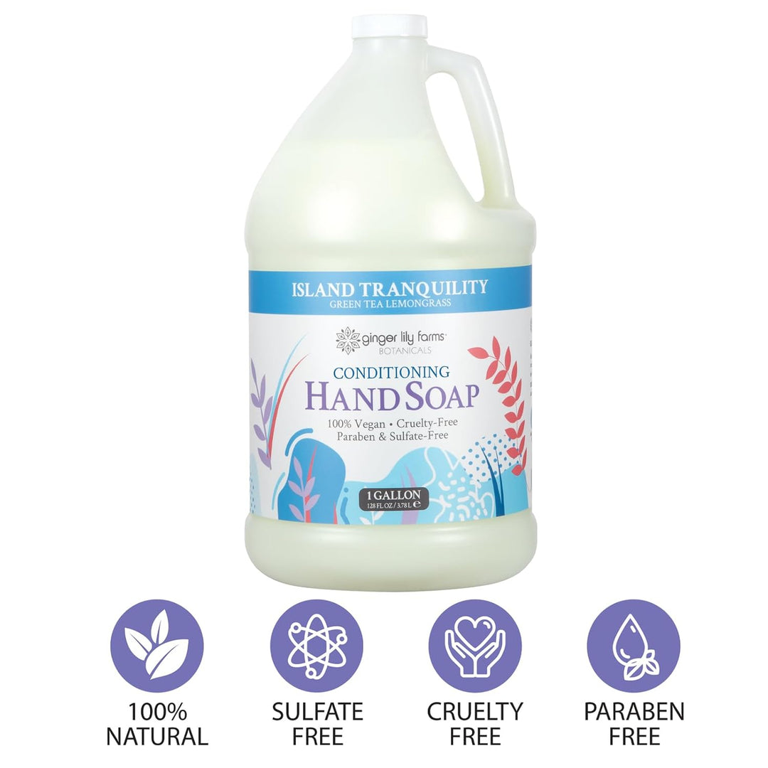 Ginger Lily Farms Botanicals - Repuesto de jabón líquido multiusos...