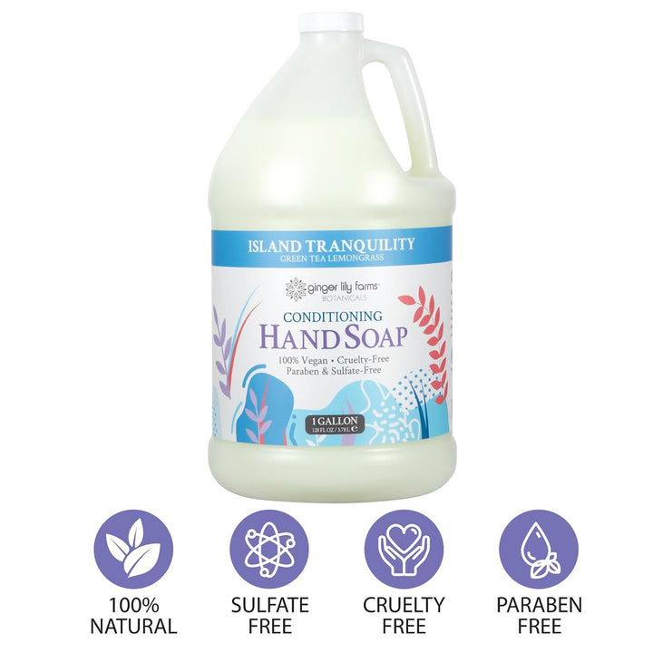 Ginger Lily Farms Botanicals - Repuesto de jabón líquido multiusos...
