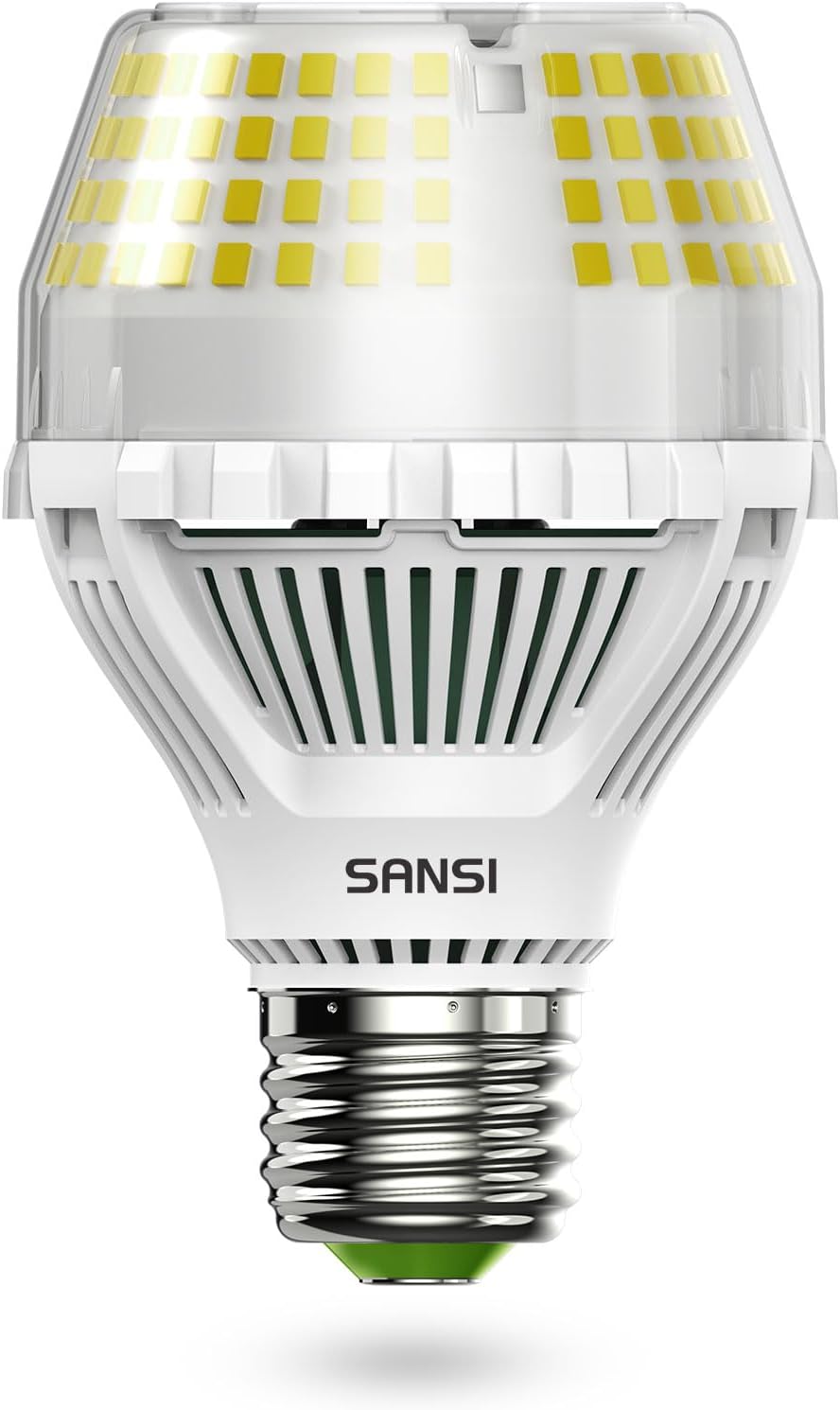 Lámpara Bombilla LED equivalente a 250 W Sansi, bombilla LED E26 de 4000 lúmenes con tecnología cerámica, bombilla de luz diurna A19 de 5000 K, no regulable, vida útil de 22 años, ahorro de energía de 25 W