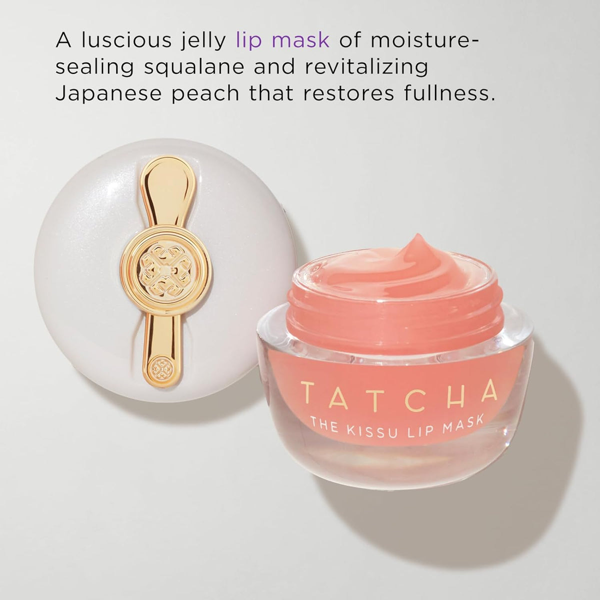 Mascarilla labial Tatcha Kissu | Mascarilla labial de noche, visibl...