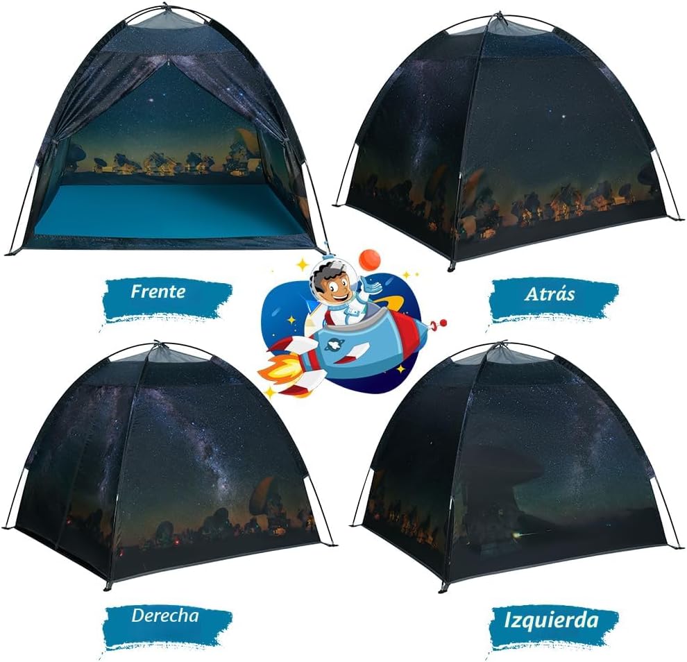 Mnagant - Tienda de campaña para niños, galaxia estrellada para jugar en