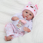 CHAREX Reborn Bebé Muñeca Niña - 16 Pulgadas Muñeca Recién Nacida de Vinilo Suave Realista que Parece Real, Mejor Juguete para Niños 3+