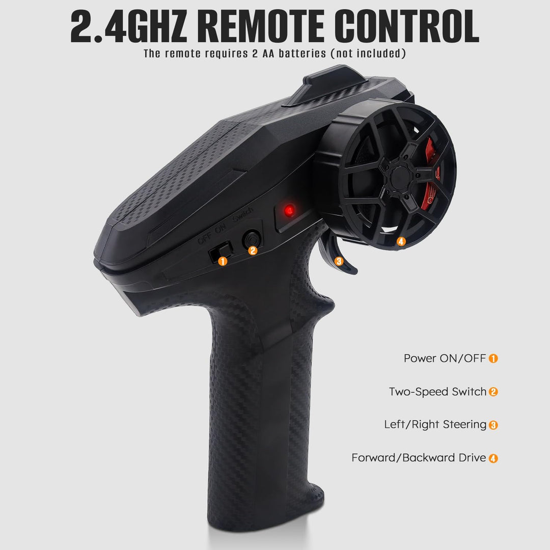 Coche de deriva a control remoto a escala 1:24, vehículo para niños...