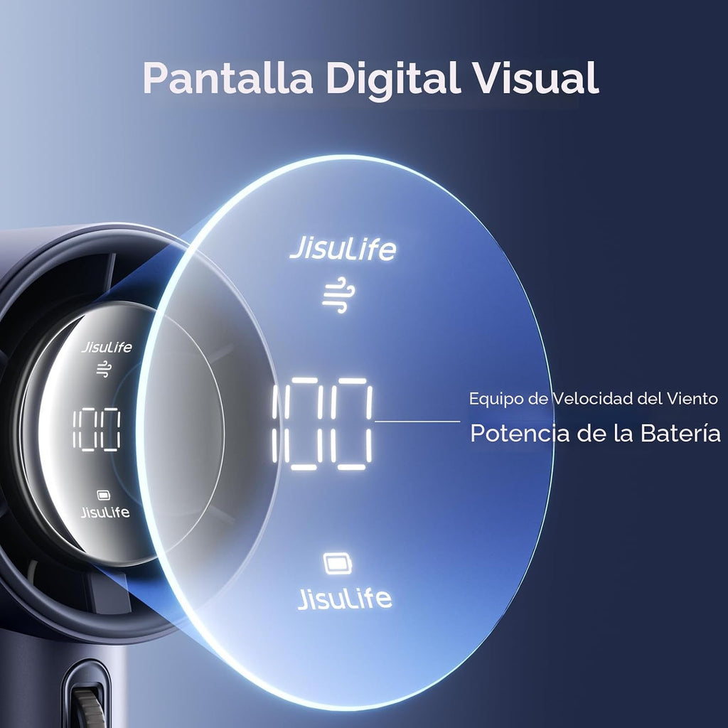 Ventilador de mano JISULIFE Pro1S - Flujo de aire de última generac...