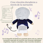 Ludwig Van Beethoven - Oso virtuoso, música clásica para bebés, juguete educativo para bebés, niños y adultos