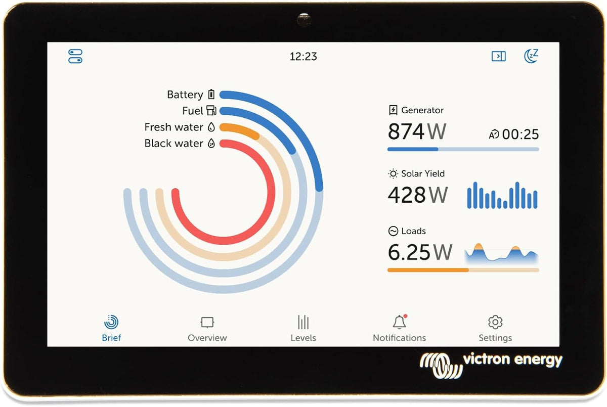 Pantalla de visualización Victron Energy GX Touch 50 - Pantalla tác...