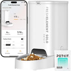 PETKIT Comedero Automático para Gatos, Comedero Automático para Perros WiFi 2.4G, Dispensador de Comida para Mascotas con Control de Aplicación y Sistema Triple Fresh-Lock, Hasta 10 Comidas al Día
