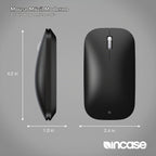 Incase Ratón móvil moderno diseñado por Microsoft, inalámbrico, negro