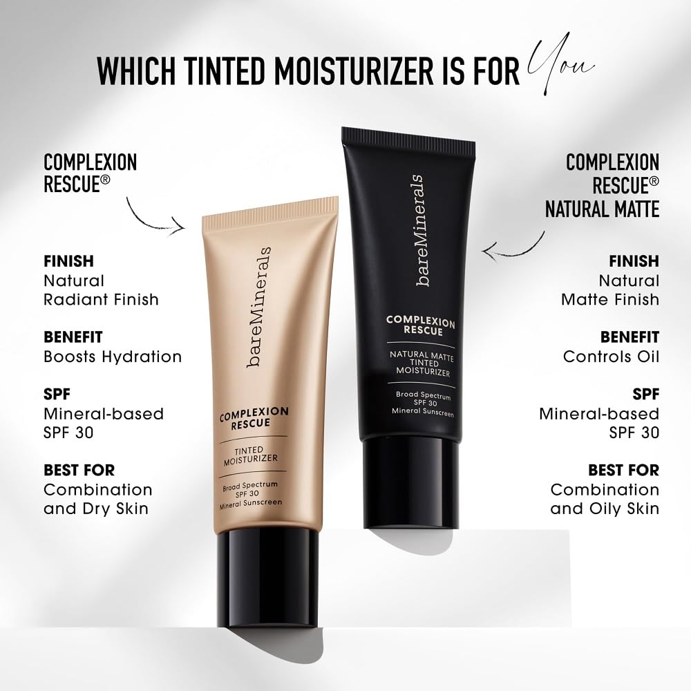 bareMinerals Complexion Rescue - Hidratante tintado para rostro con...