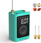 ETENWOLF Bomba de bola eléctrica de inflado y desinflado de 2 a 17 PSI, bomba de baloncesto con manómetro preciso, bomba de aire recargable para pelotas, bomba de aire de pelota de fútbol