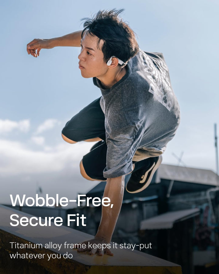 SHOKZ OpenMove - Auriculares deportivos Bluetooth de oreja abierta,...