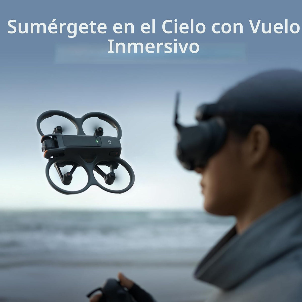 DJI Avata 2 Fly Smart Combo (batería individual), FPV Drone con cámara 4K