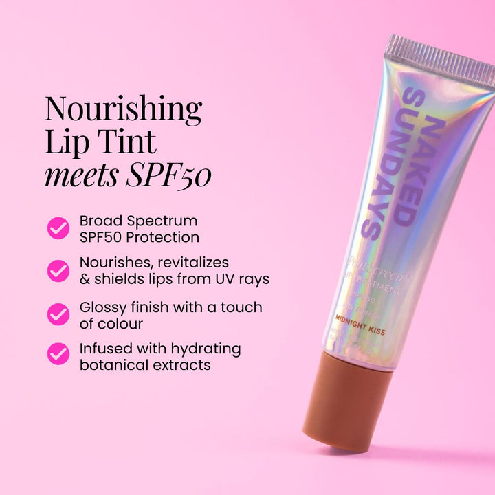 Naked Sundays Tratamiento labial tintado SPF 50 con protección sola...