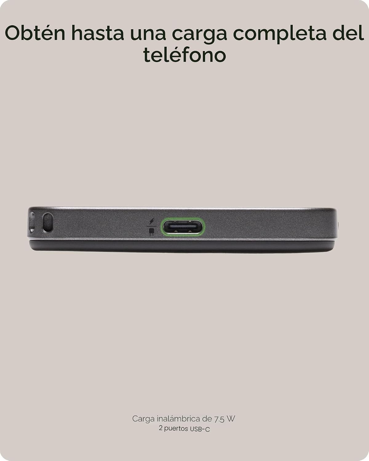 Mophie Powerstation Prime - Banco de energía inalámbrico de 5 K, ca...