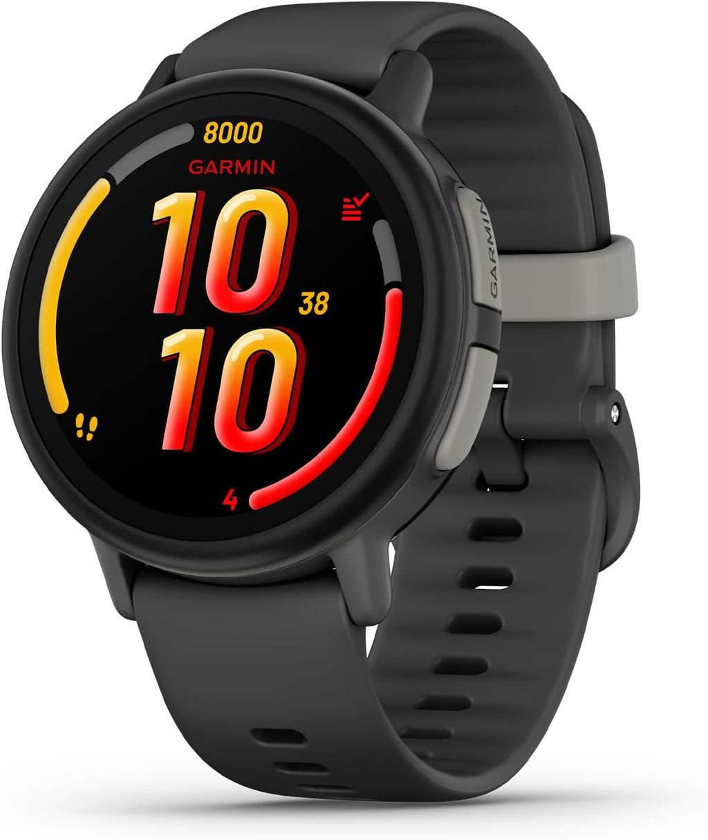 Garmin Bounce™ 2, Reloj inteligente para niños con funciones de llamada, mensajería y seguimiento de ubicación, color gris pizarra