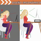Soporte fijo para monitor de computadora.