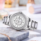 OLEVS Relojes para Mujeres Lujo Diamante con Fecha Analógico Cuartz para Mujer