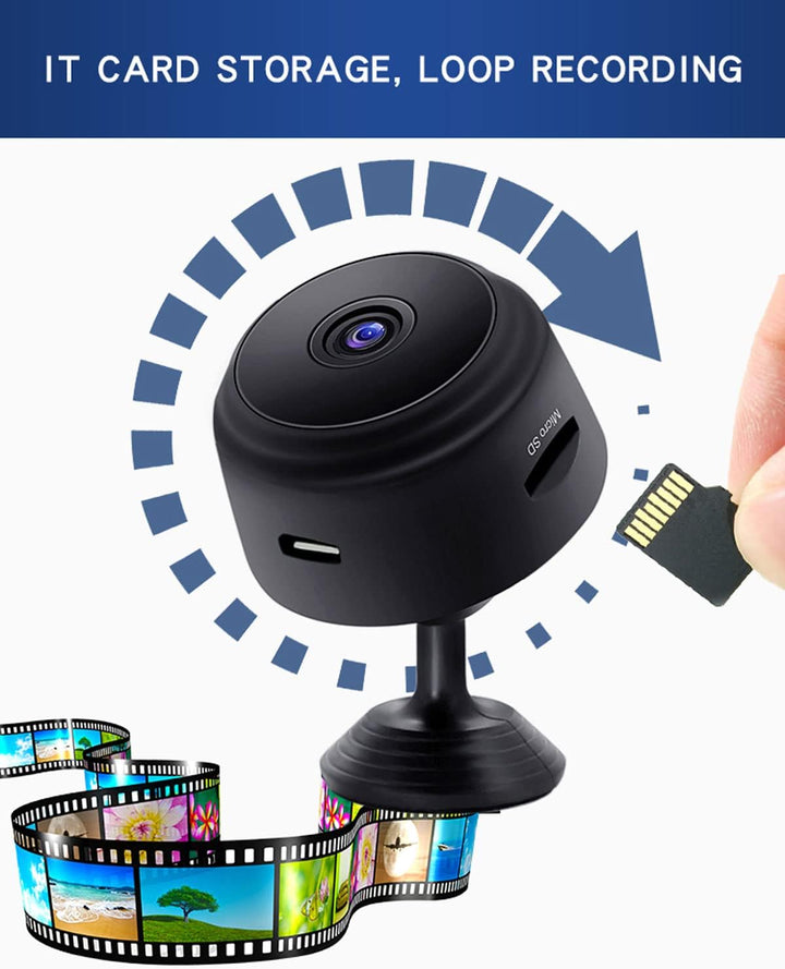 senri Mini cámara de seguridad 1080P HD WiFi para el hogar