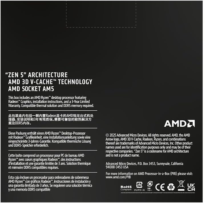 AMD Ryzen™ 9 9950X3D2 Edición Dual