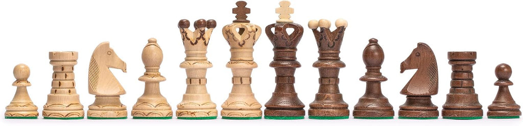 Husaria Juego de ajedrez de madera Ambassador, 21.7 in