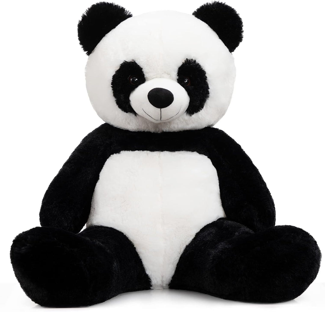 WENMOTDY Peluche de panda de peluche de oso dulce, regalos para niñ...