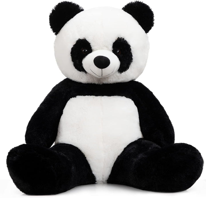 WENMOTDY Peluche de panda de peluche de oso dulce, regalos para niñ...