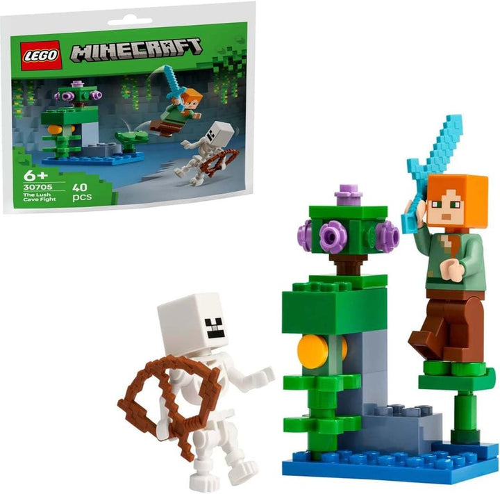 LEGO Minecraft Alex and Skeleton Cave Mini Set LEGO