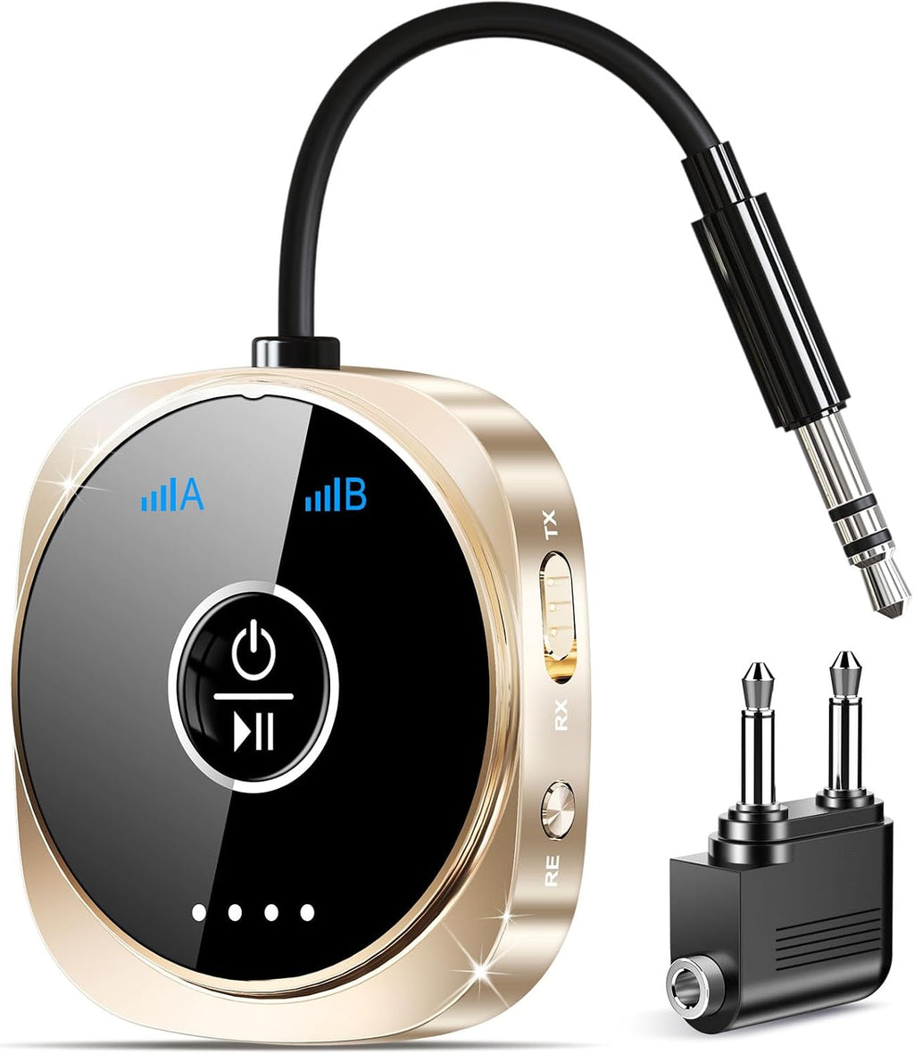 Receptor transmisor Bluetooth 6.0 - Transmisor Bluetooth para avión, TV