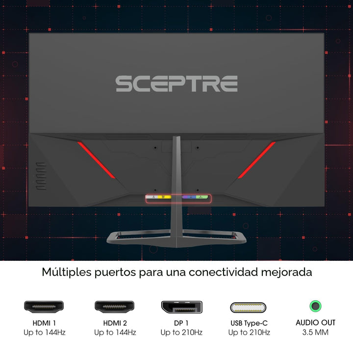 Sceptre Nuevo monitor para juegos 2K QHD 2560 x 1440 Prime de 32 pu...