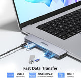 Adaptador de concentrador USB C para MacBook Pro\/Air M5 M4 M3 M2 M...