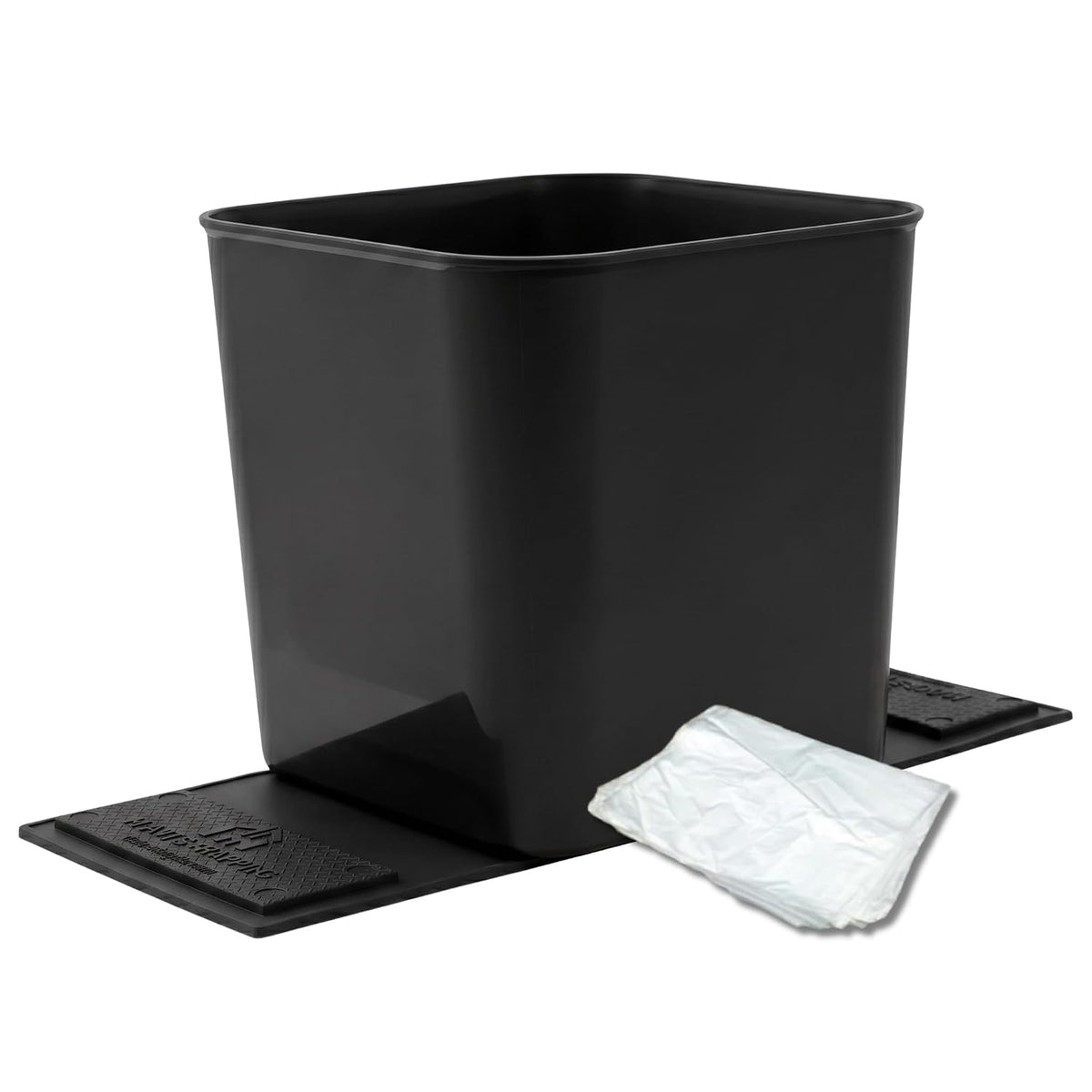 Cubo de basura para automóvil, a prueba de fugas, con solapa