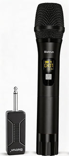Bietrun - Micrófono inalámbrico, micrófono dinámico con receptor re...