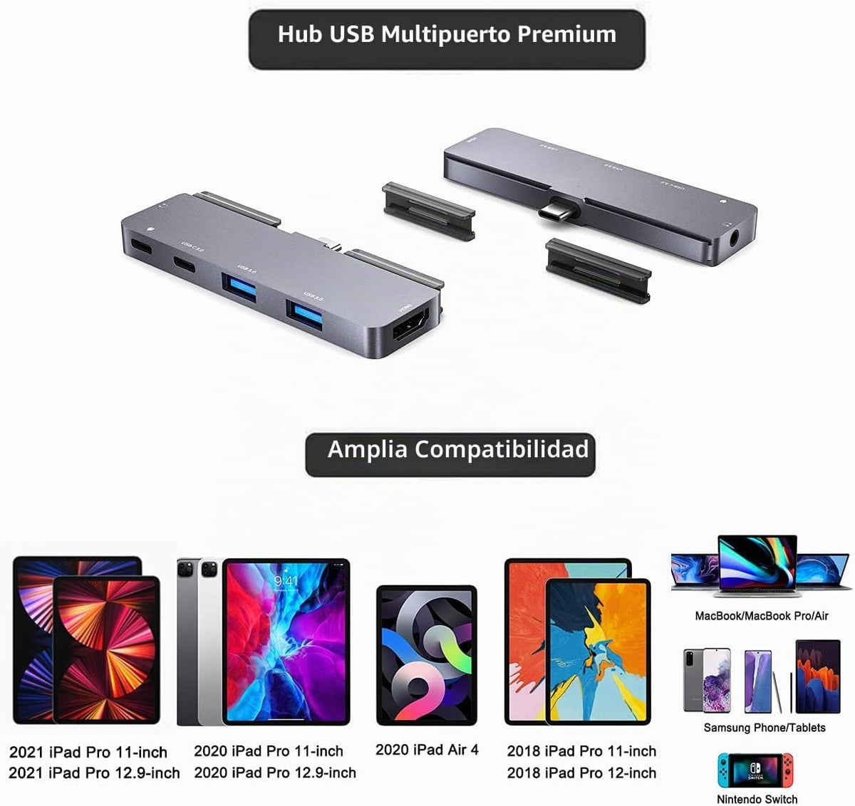 GKEAPZA, 6IN1, hub USB 3.0