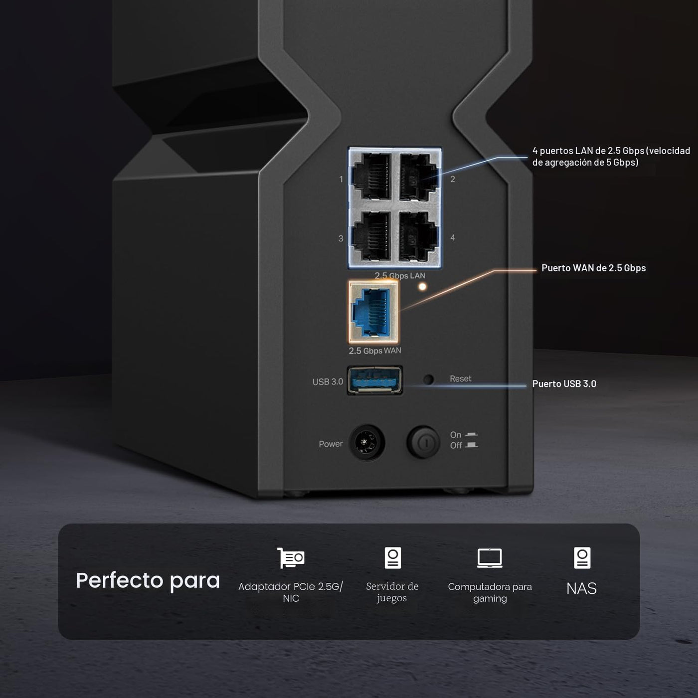 TP-Link Tri-Band BE9300 WiFi 7 Router (Archer BE550) - 6-Stream, Pu...