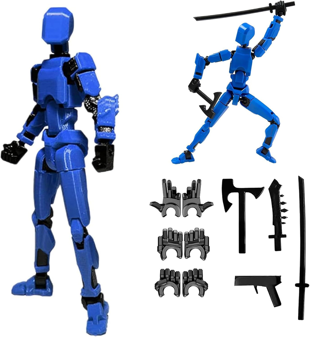 Conjunto de 13 figuras de acción Titan de Dumwick, completamente en...