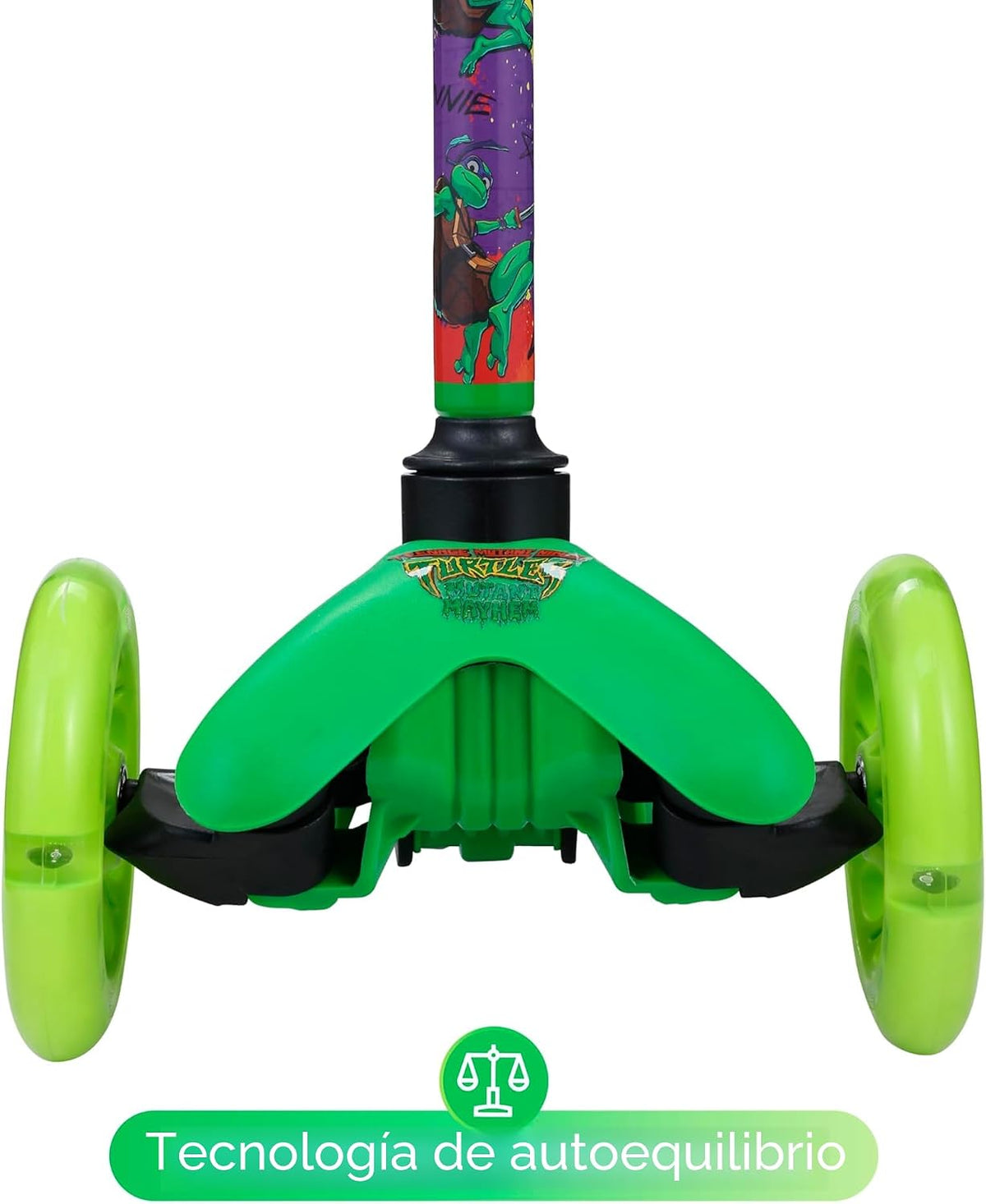 Patinete para niños, auto equilibrio de 3 ruedas, ruedas LED iluminadas