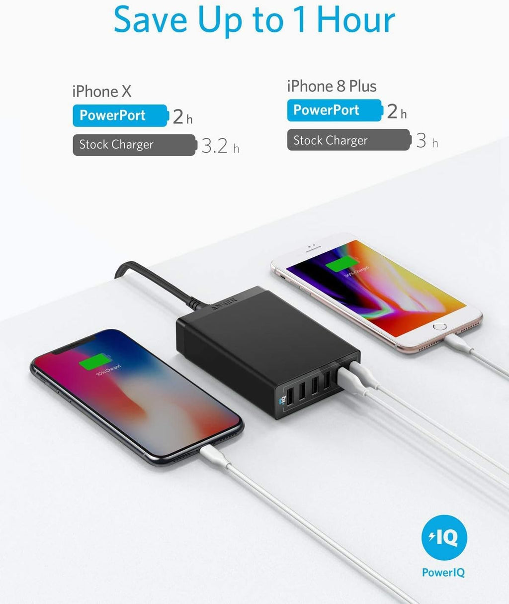 Anker, AK-A2123111, hub USB de 6 puertos