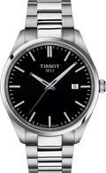 Tissot PR 100, cuarzo suizo, 1.575 en, esfera negra, reloj para hombre