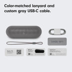 Beats Pill x Kim Kardashian - Altavoz inalámbrico Bluetooth y cargador portátil a través de USB-C - Hasta 24 horas de duración de la batería, resistente al agua IP67, compatible con Apple y Android