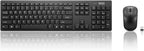 Lenovo Combo de teclado y mouse inalámbricos 100 - Juego inalámbric...