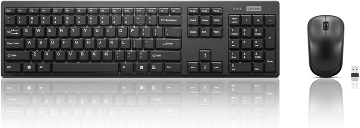 Lenovo Combo de teclado y mouse inalámbricos 100 - Juego inalámbric...