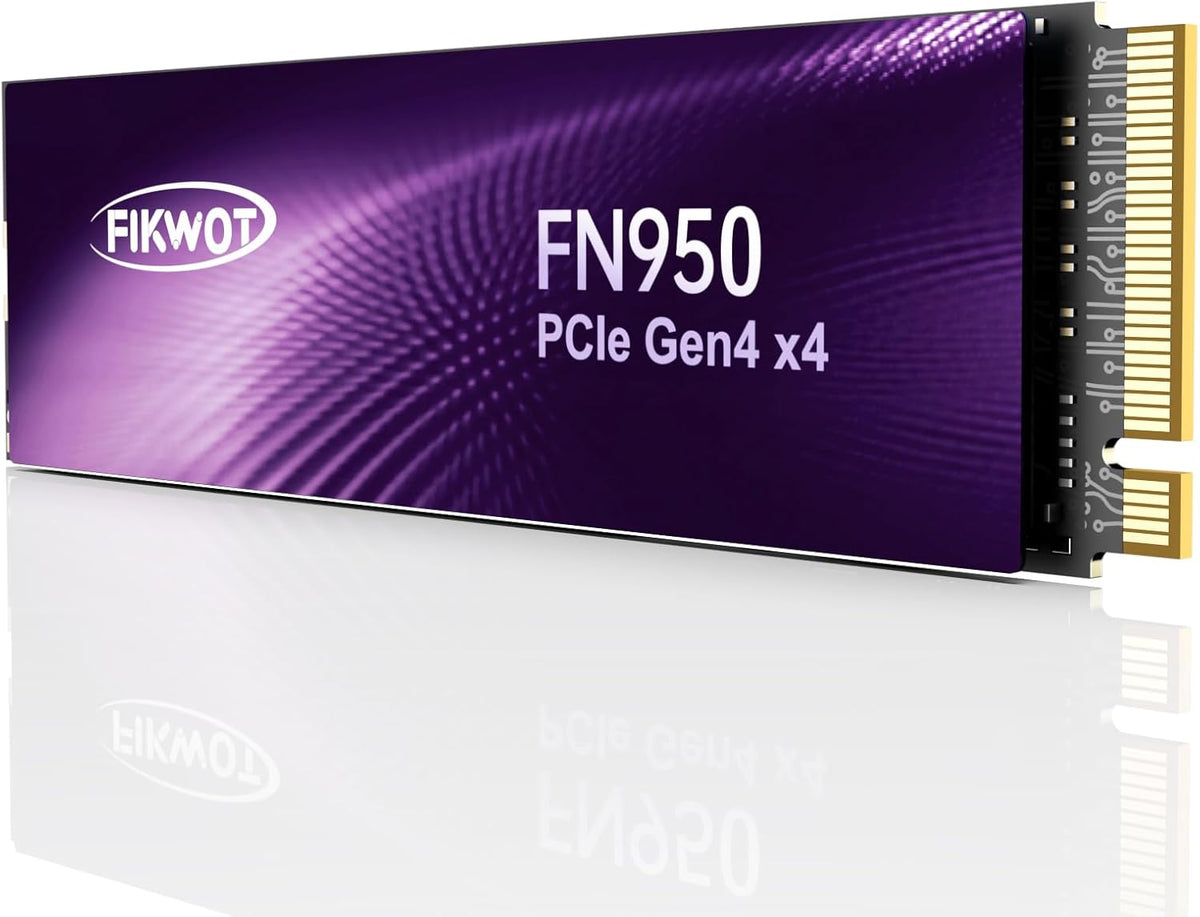 Fikwot FN950 NVMe SSD PCIe Gen4x4 M.2 2280, lectura de hasta 4800 M...