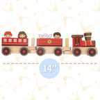 KIDS PREFERRED Harry Potter Hogwarts Express - Juego de tren de madera